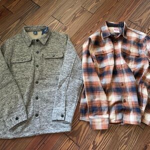 Men’s Button up jackets size large NWT